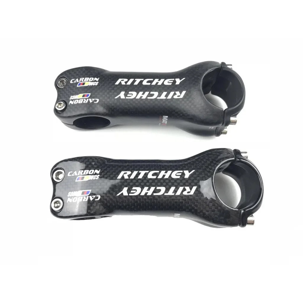 Full Carbon Fiber 3k Glossy Bike Stem MTB Road Bicycle 6°/17Degree Stem 70-120mm
