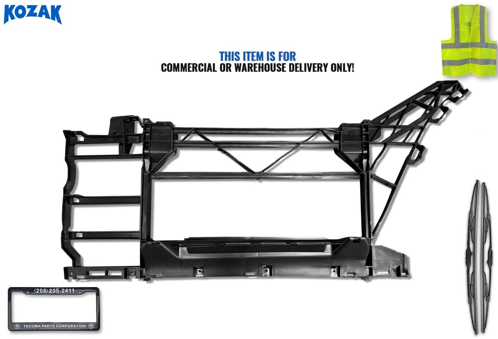 Compatible with Volvo VNL 2018+ Fairing Bracket for Front Panel Left Driver Side