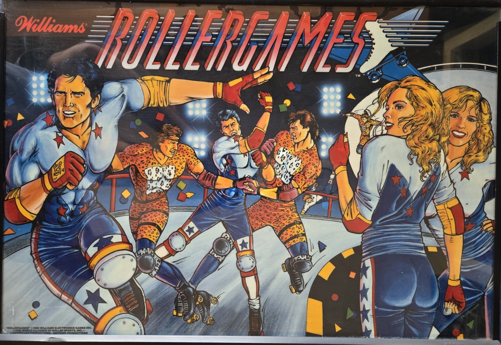 Refurbished Rollergames Pinball Machine (Williams) 1990