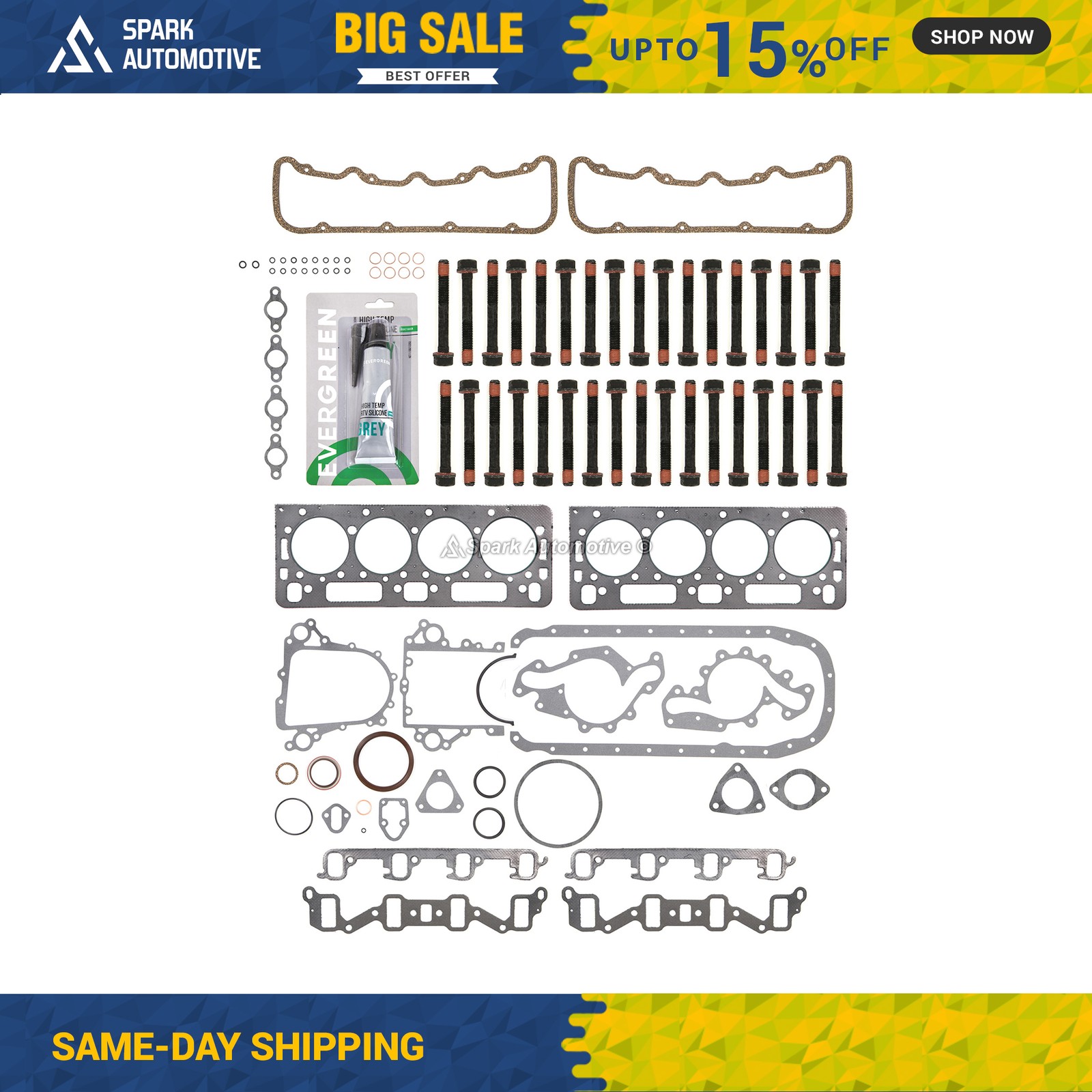 Full Gasket Set Head Bolts Fit 92-02 Chevrolet GMC 6.5L OHV DIESEL TURBO