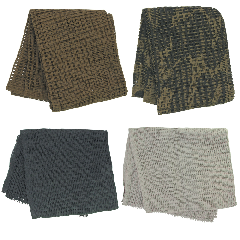 Tactical Sniper Face Veil Scarf 100% Cotton 48inx40in, Retains Heat In The Cold&