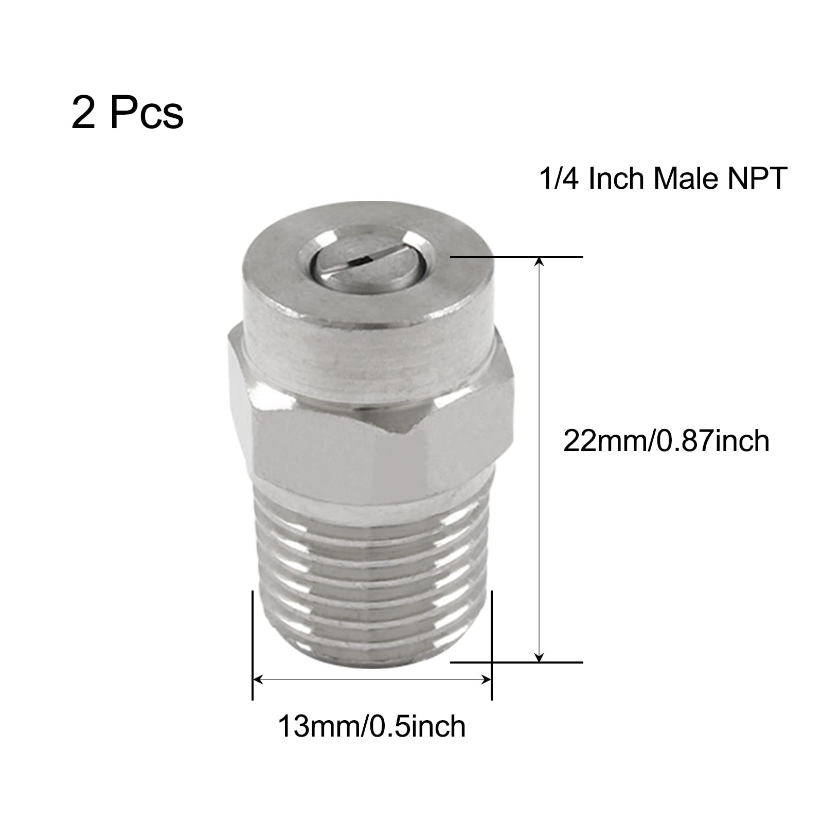 2 Pack 40 Degree Surface Cleaner Tips, 40 Spray Angle, 2 PCS
