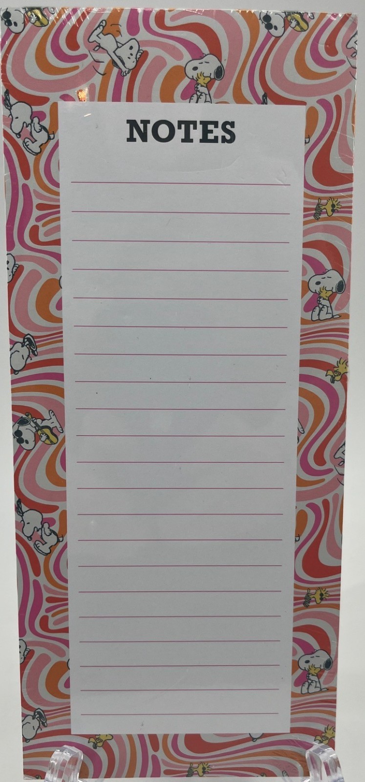 Peanuts - Snoopy and Woodstock Groovy Times Note Pad/Shopping List