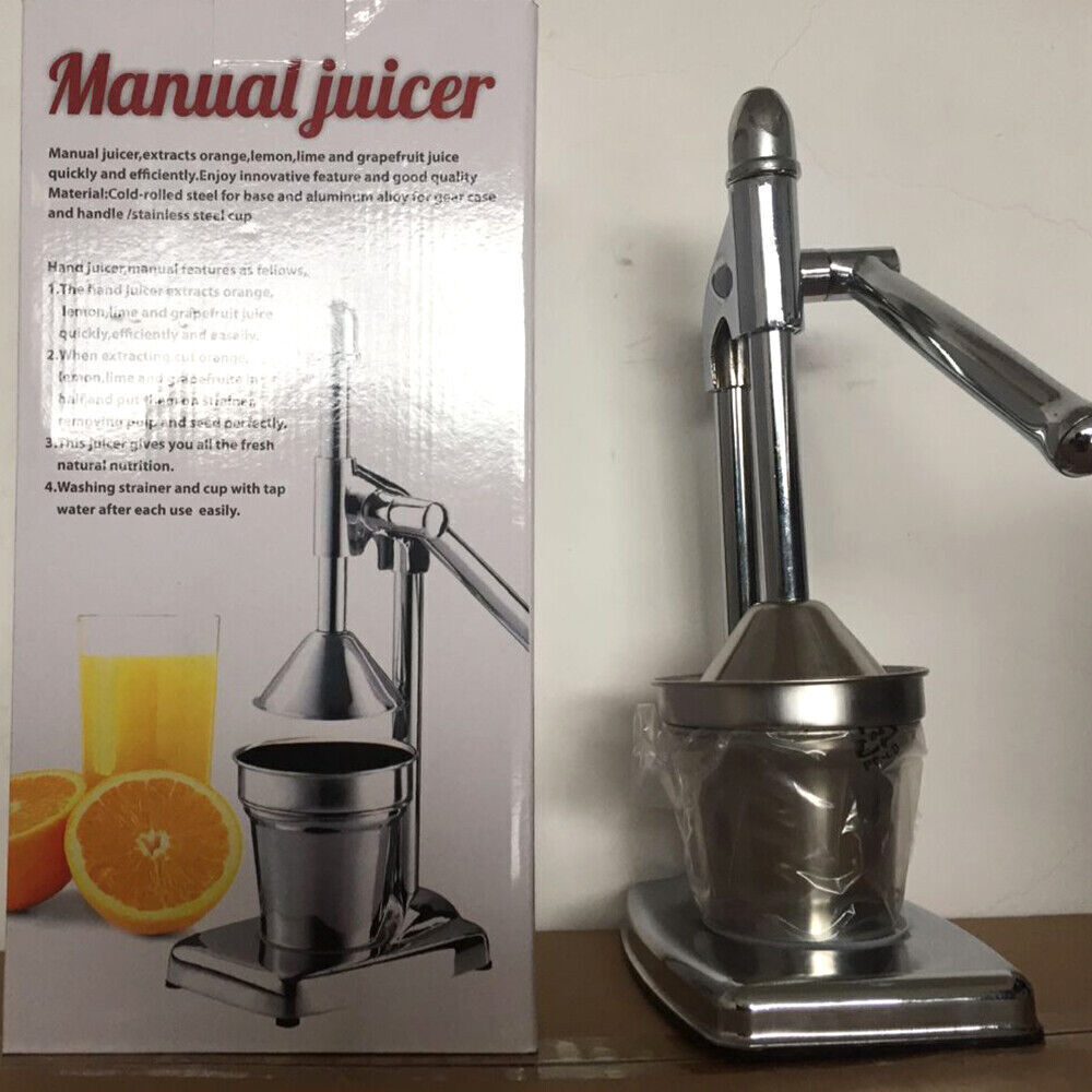 Commercial Manual Hand Press Orange Lemon Juicer Fruit Squeezer Press Machine *