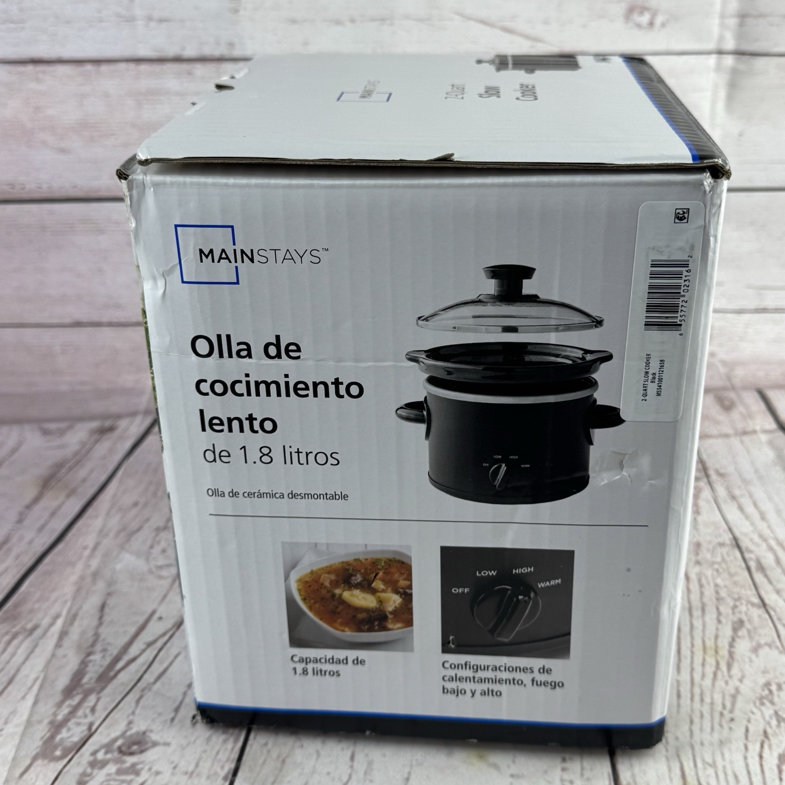 Mainstays Blender Set Plus 2 Quart Slow Cooker Kitchen Bundle Black