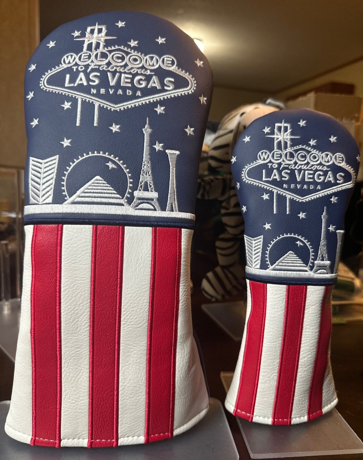 Welcome to Fabulous Las Vegas head cover your choice; Driver, wood or hybrid.