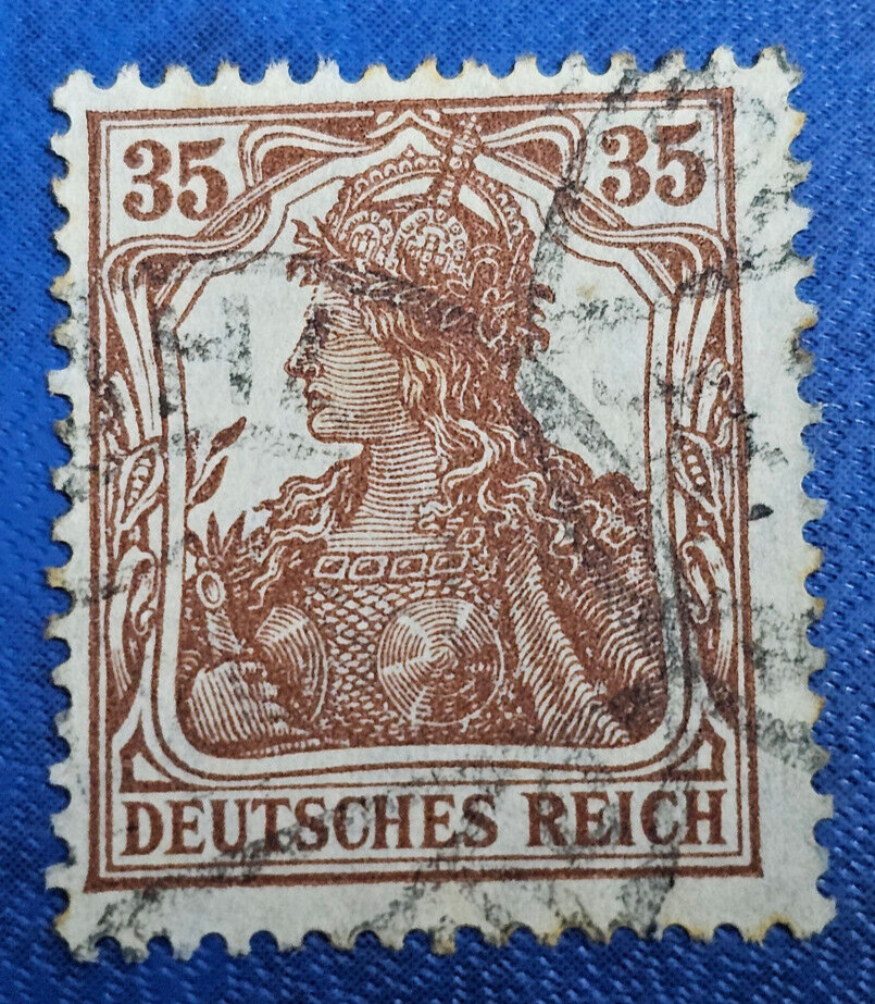 Stamp Germany Reich Germania 35 Pfennig 1920 Mi. Nr. 103 [🇩🇪34702]