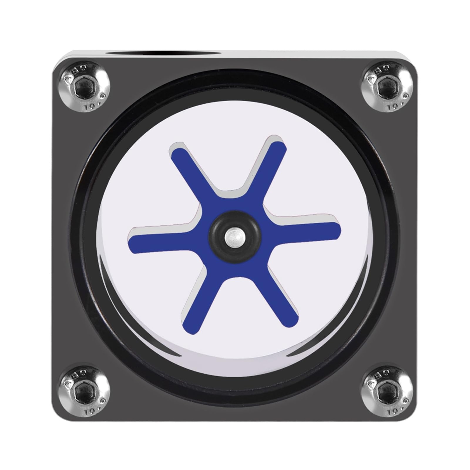 Flow Meter Indicator for PC Water Cooling System, G1/4 Threaded 6 Impeller 3 ...