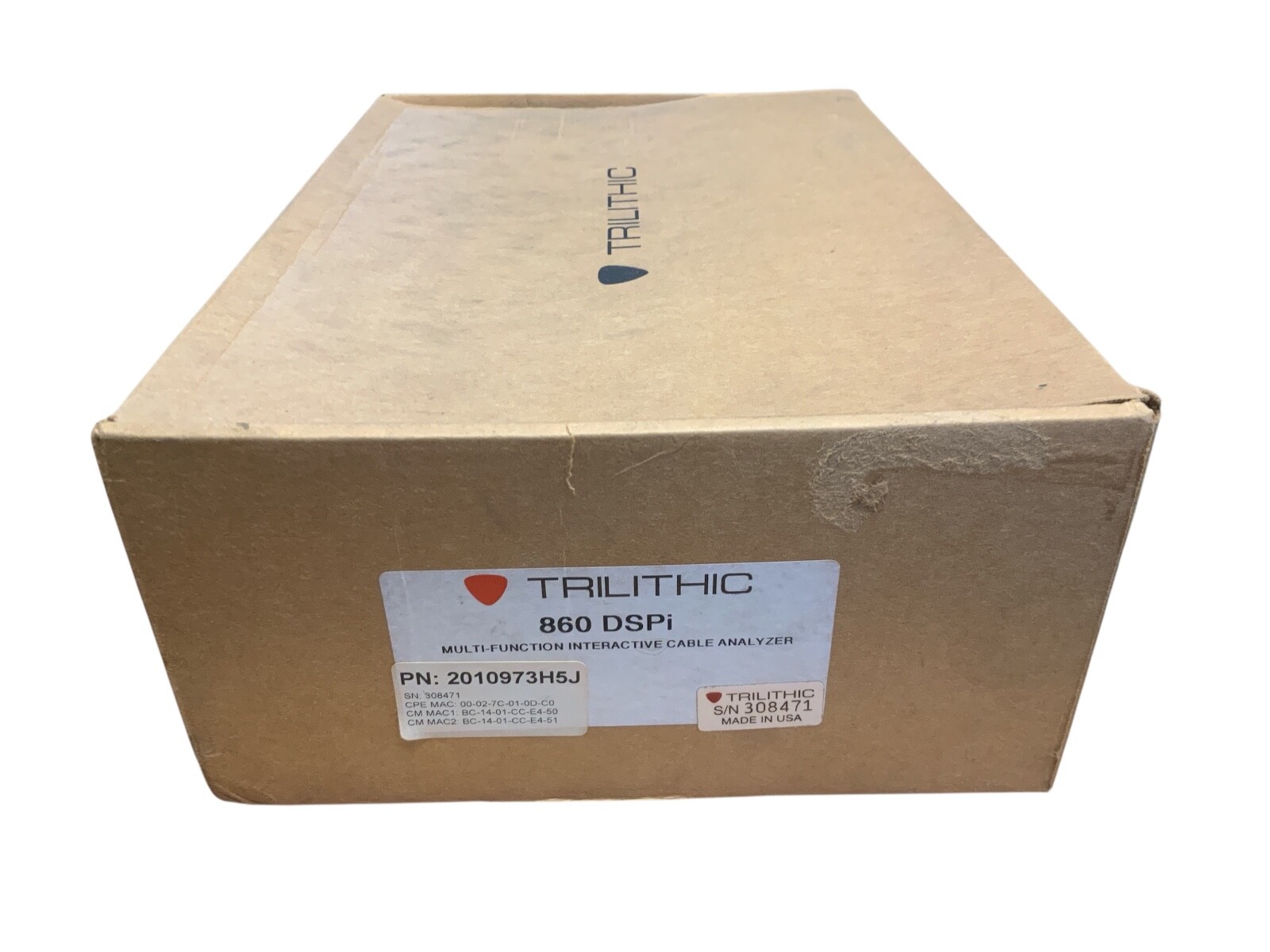 Trilithic 860 dspi Triple Play Cable Meter.