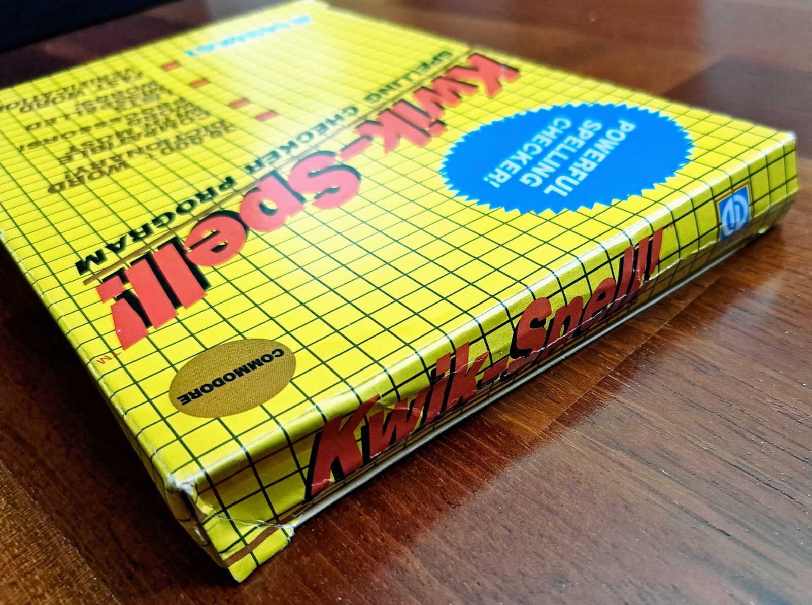 Kwik-Spell!, Datamost, Commodore, 1985, Diskette, Vintage Spell Check Software