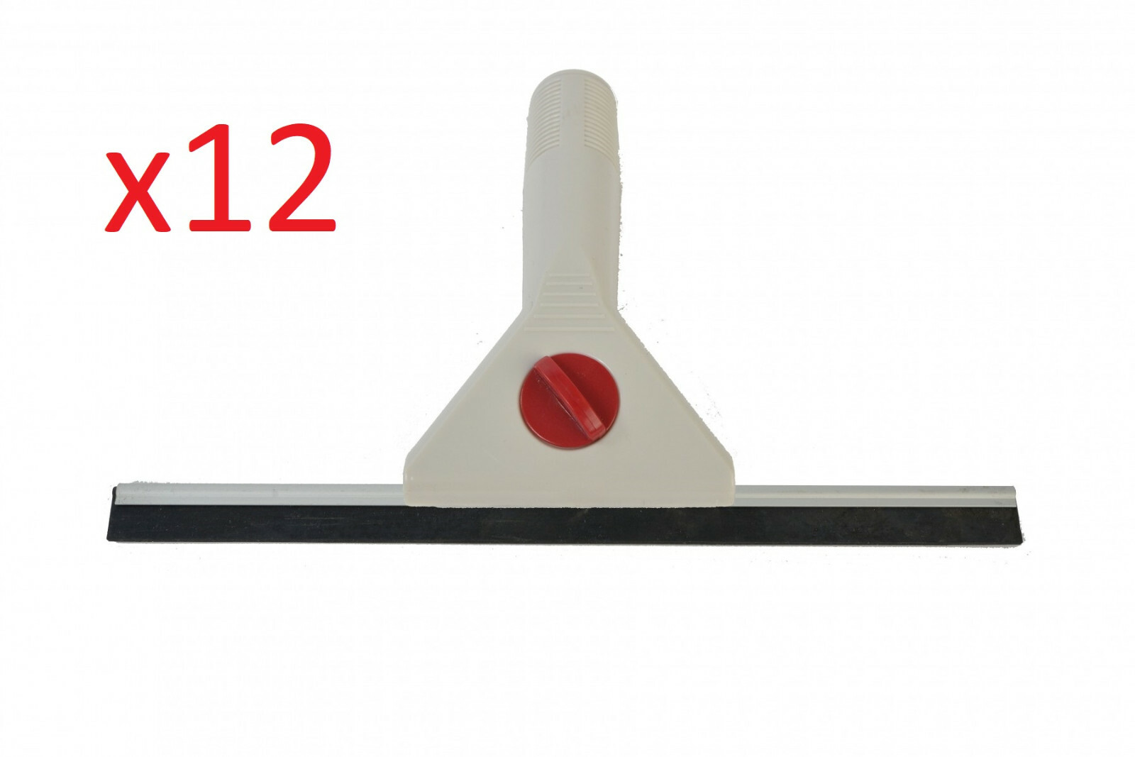 12 Janico 14" Plastic Window Glass Cleaning Squeegee #4811 Handle & Blade