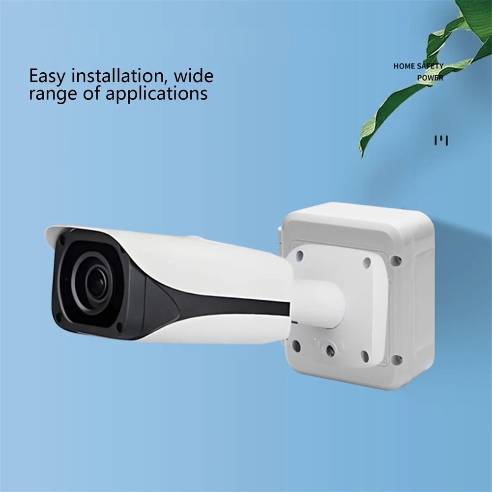 White ABS Waterproof Box for Camera Power Supply and Network Cables For Outdoor