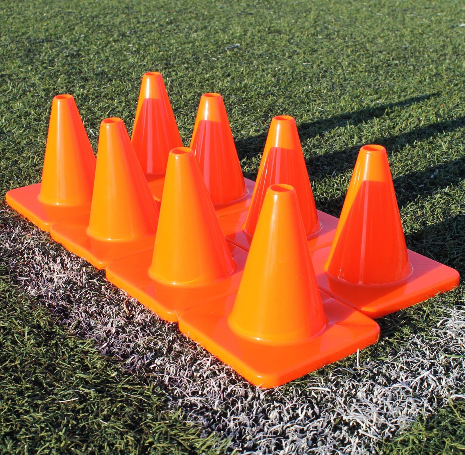 LVL10 Pro Training Cones - 6" Soccer Training Cones for Sports - for Basketba...