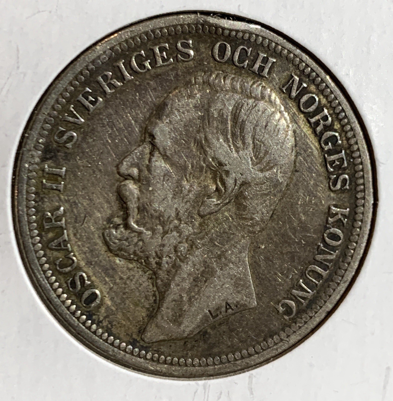 💥💥SWEDEN - 2 KRONA - 1900 - SILVER, XF ⭐⭐