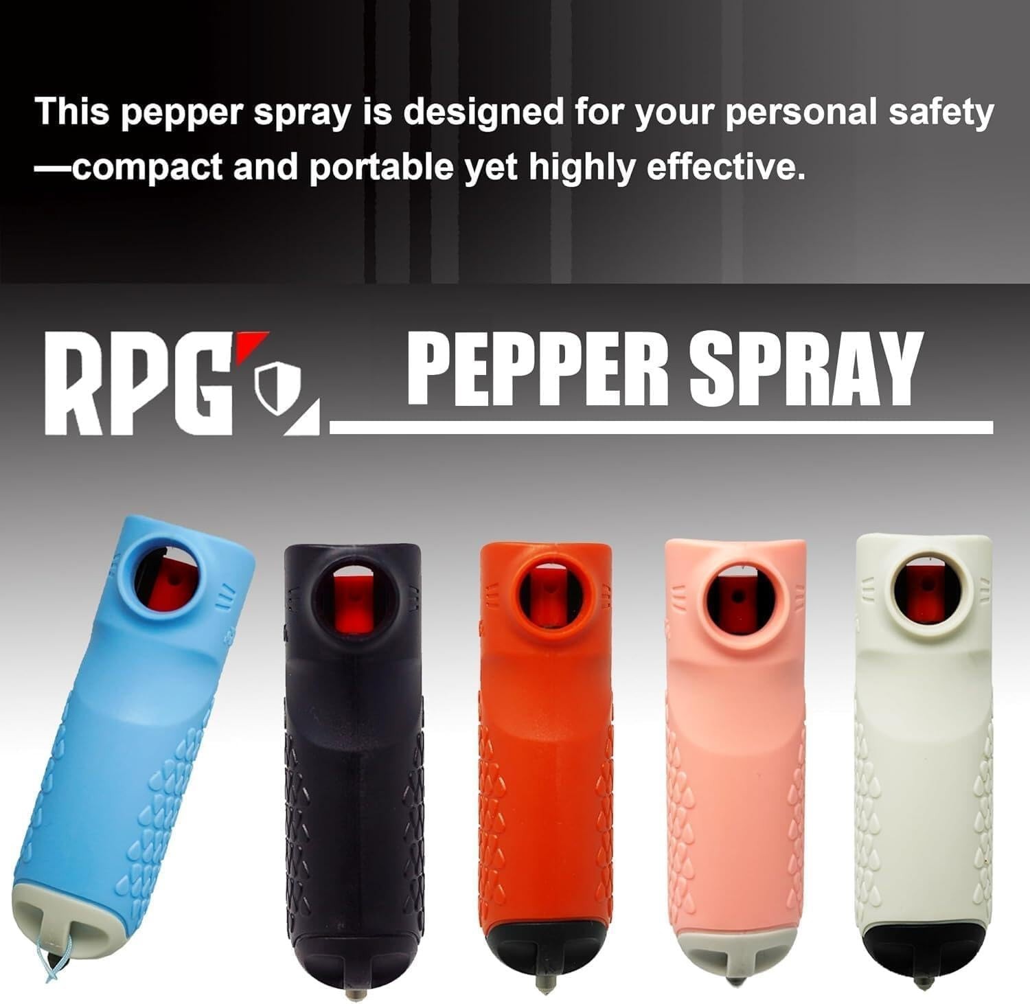 3-in-1 Self Defense Pepper Spray Keychain with Seatbelt Cutter & Window Breaker