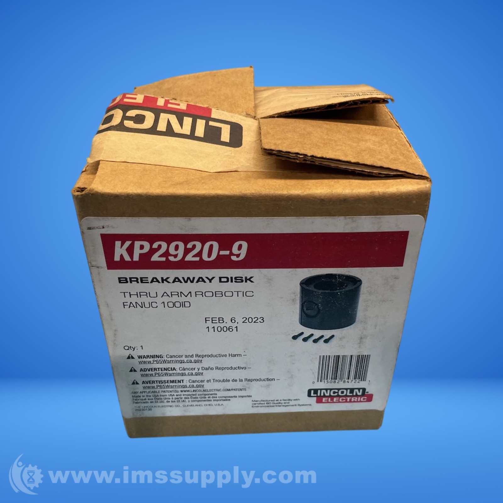Lincoln Electric KP2920-9 Breakaway Disk FNOB