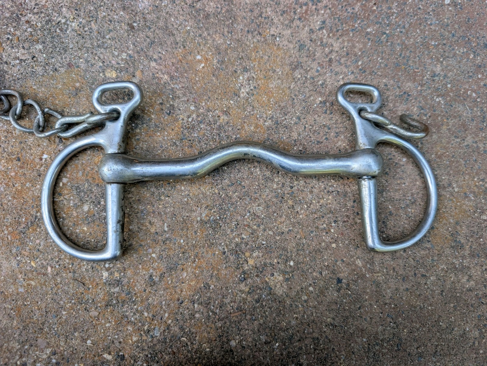 Low Port Kimberwick, Stainless Steel, 5", Unbranded, English Horse Bit