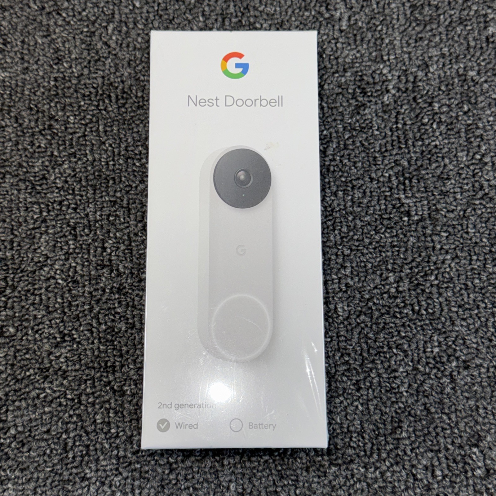 Google Nest Smart Doorbell - Wired - Snow - BRANDNEW – FACTORY SEALED! 2nd Gen