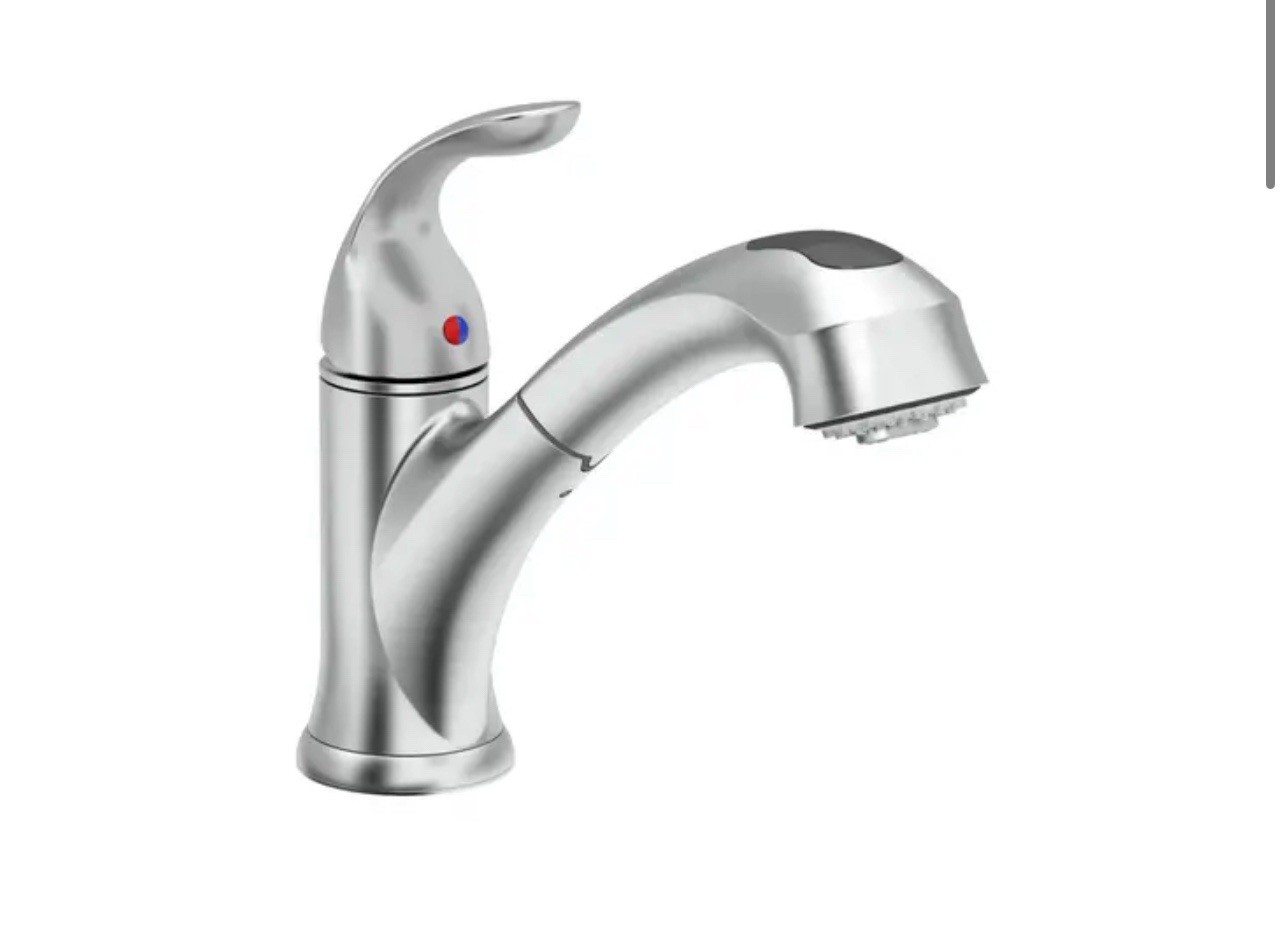 American Standard Sullivan Pull-Out Kitchen Faucet W/Soap Dispenser 9167101.075