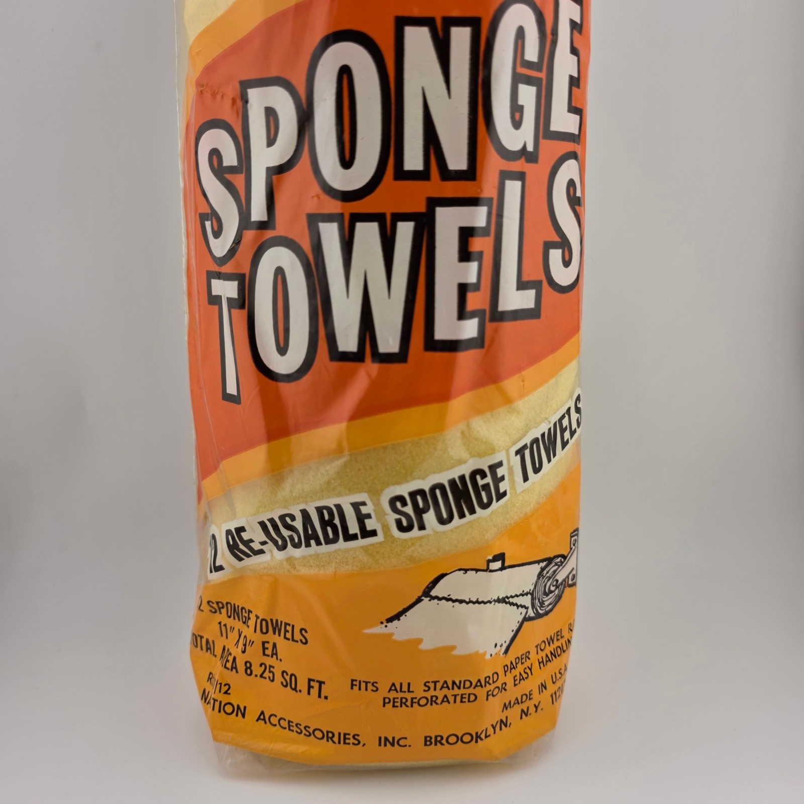 Justrite Sponge Towels Vintage New in Package