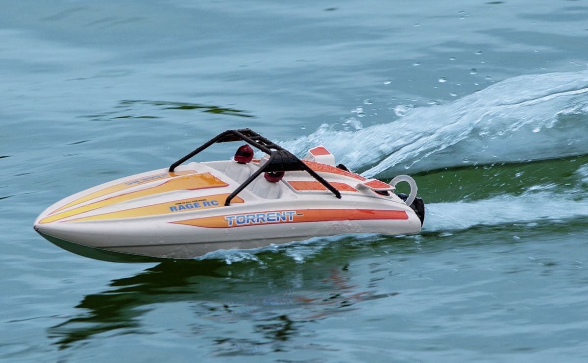 Rage R/C - Torrent 450BL RTR Jet Boat, Red