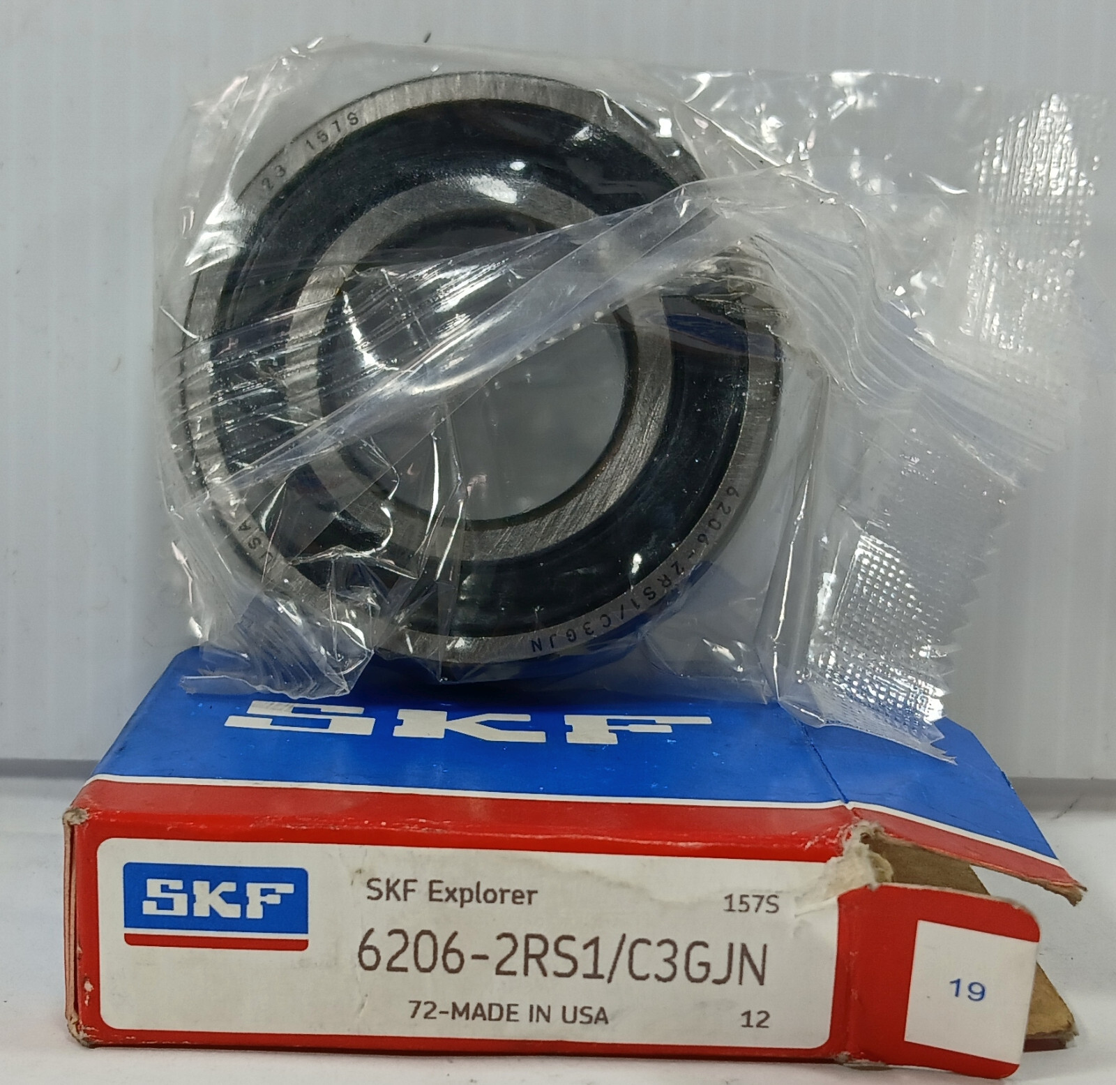 1 NEW SKF 6206-2RS1/C3GJN 30X62X16 DEEP GROOVE BALL BEARING NIB/NNB *MAKE OFFER*