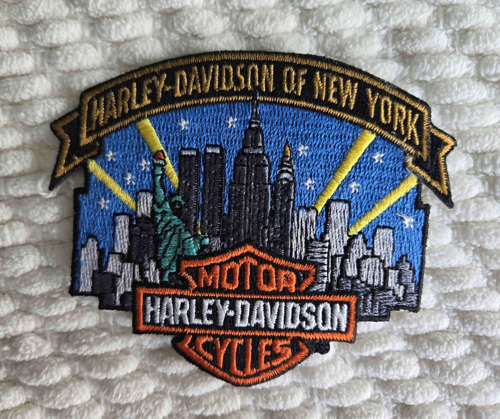 Harley Davidson NYC Skyline Patch NEW