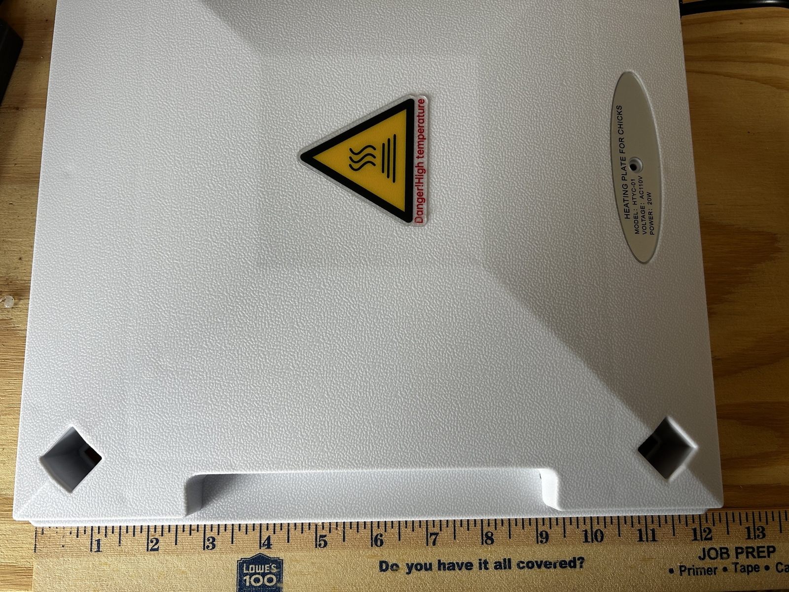 12" Brooder Heater Plate