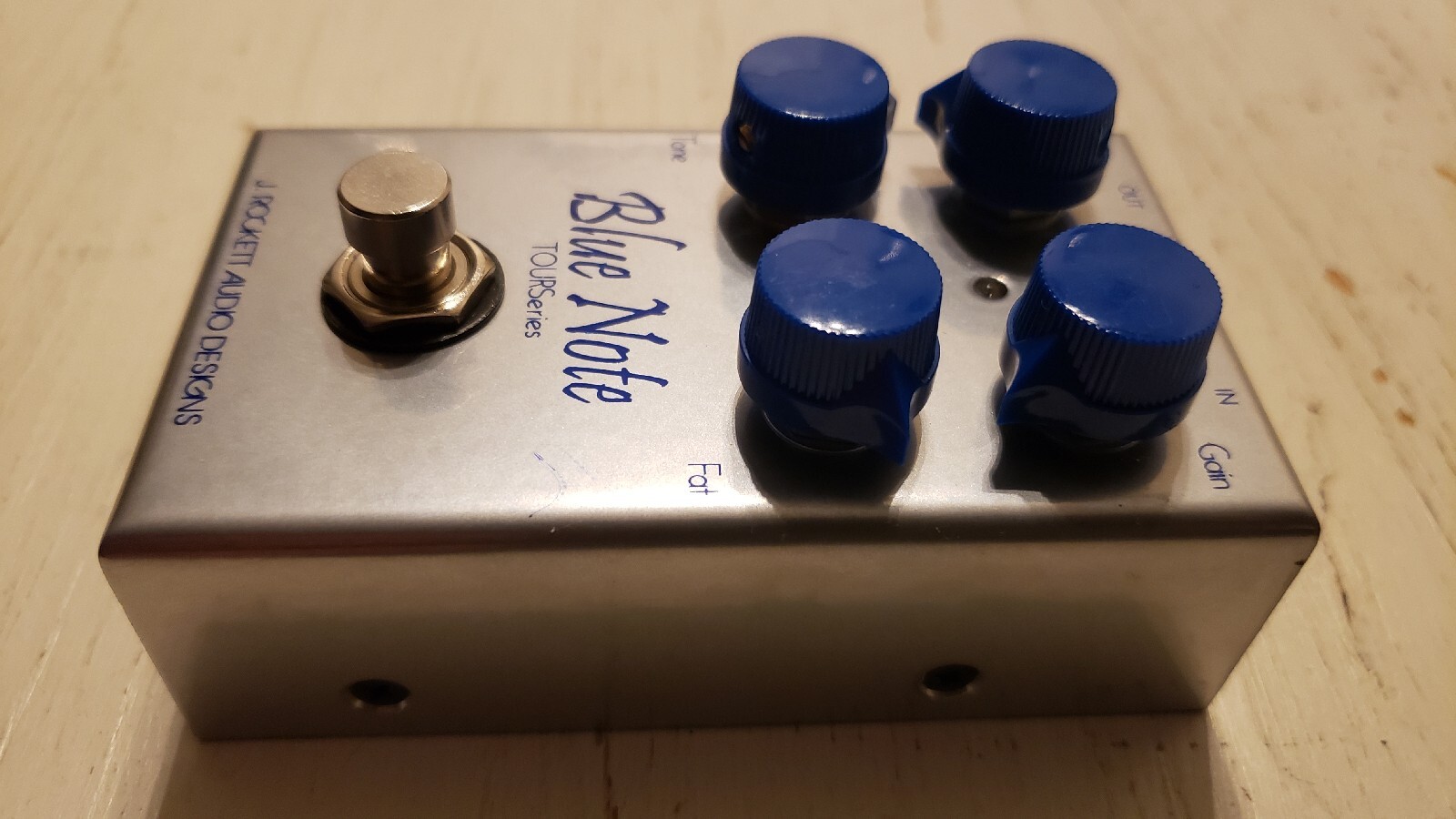 J. ROCKET Blue Note Pedal Overdrive Distortion Booster Ship World Wide