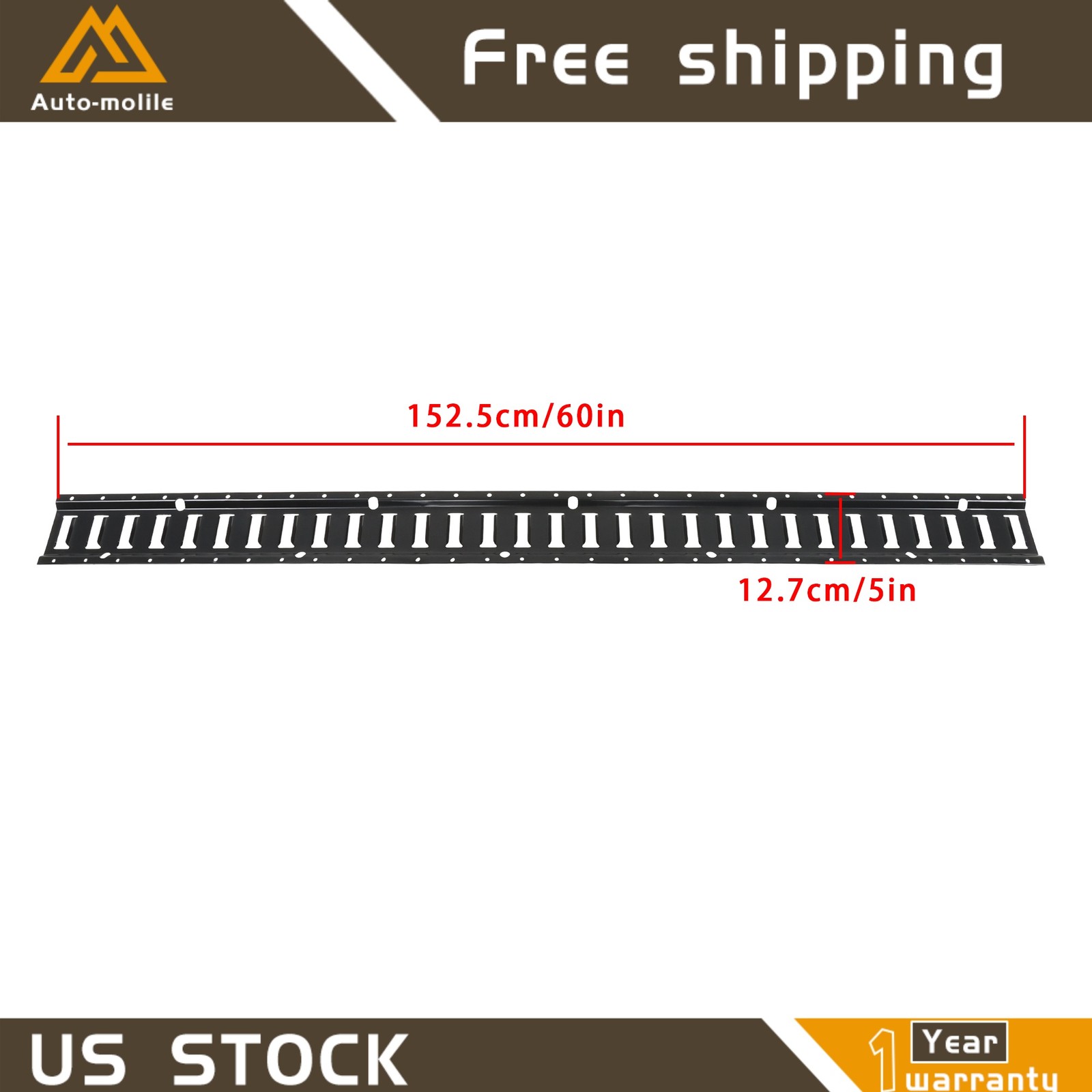 Horizontal Heavy Loads 18 Pack 5'E Track Tie Down Enclosed Trailer For Trucks