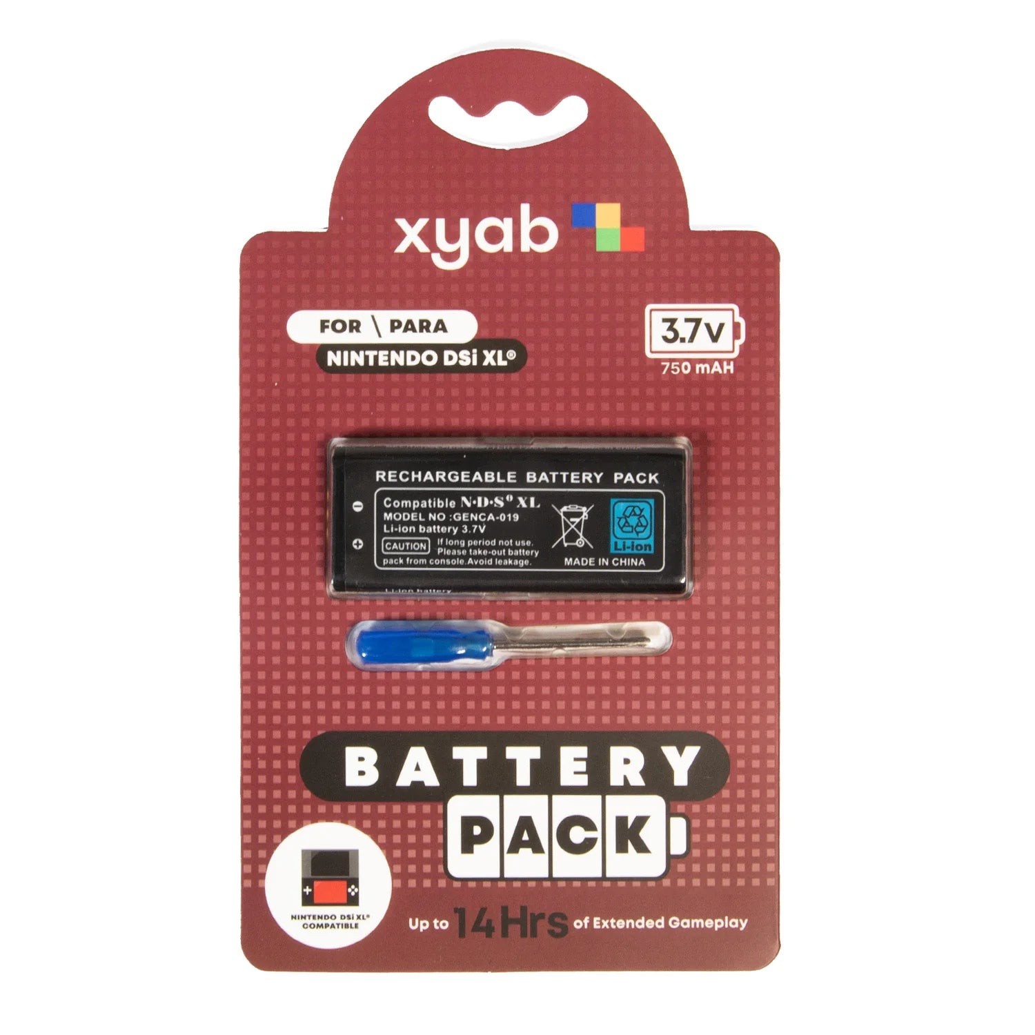 Rechargeable Battery Pack for Nintendo DSi XL – Replacement for Handheld Console