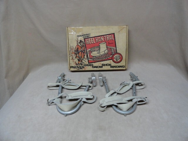 Heel Kon-trol Snowshoe Bindings Straps Harness in O.B. 1962 Bastien Bros Quebec