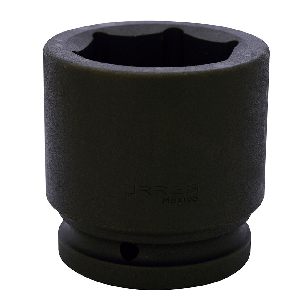 URREA 15068 1-1/2" Drive Black Standard Impact Socket 6 Point 4-1/4"