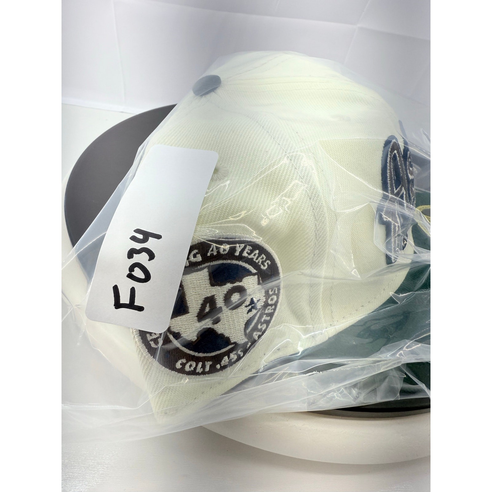 New Era Houston Astros 40th Anniversary 59Fifty Cream Green Fitted Hat 7 5/8