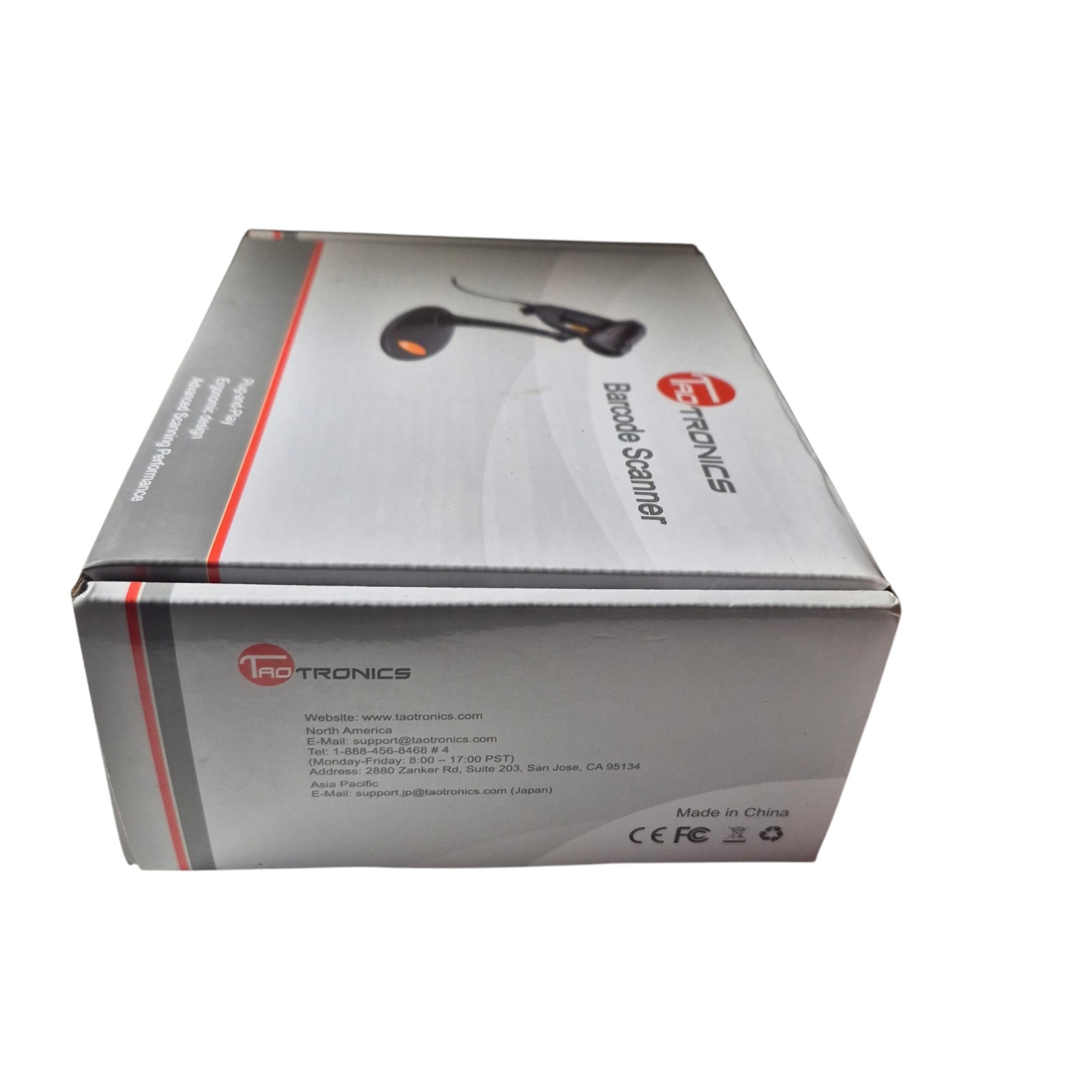 TaoTronics Wired USB Barcode Scanner w/ Stand 30-88001-003 New