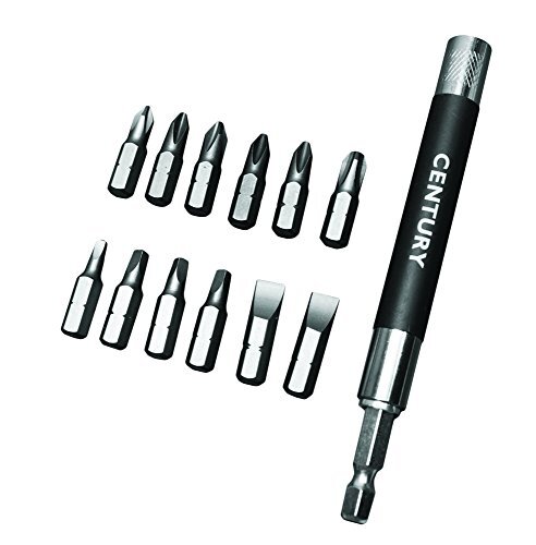 Century Drill & Tool 69014 13 Piece Screw Guide & Insert Bit Set