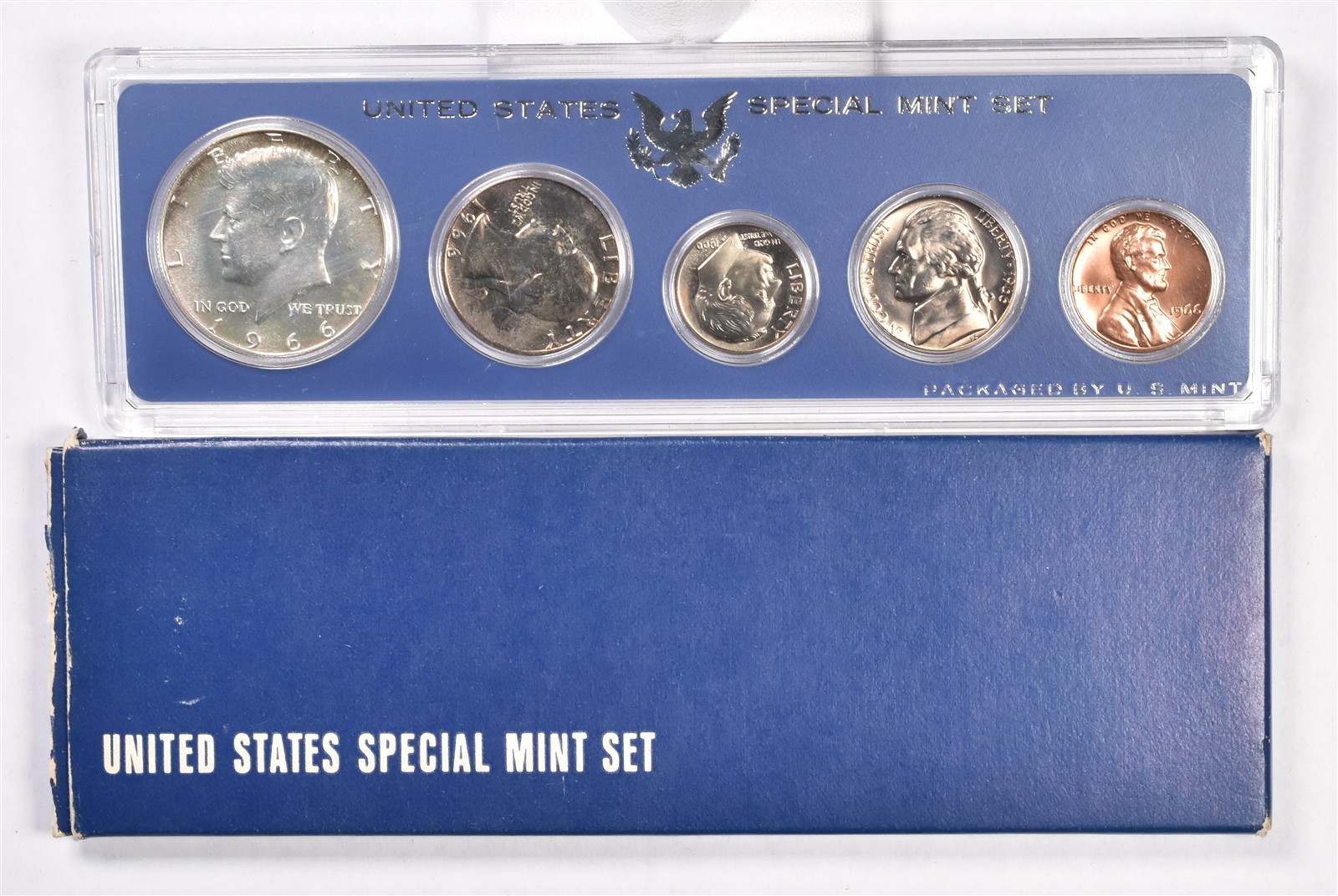 1966 U.S. Mint SMS 5 Coin Uncirculated Set With Box