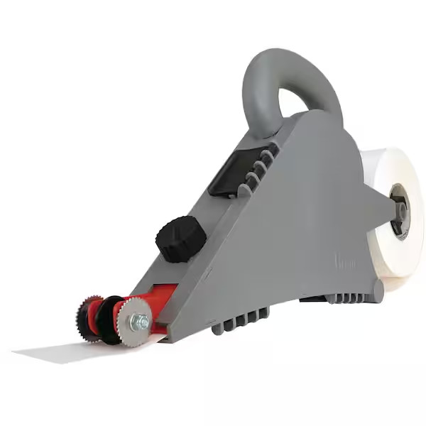 Drywall Taping Tool Applies Both Mud and Tape Simultaneously To Dry-wall Seams