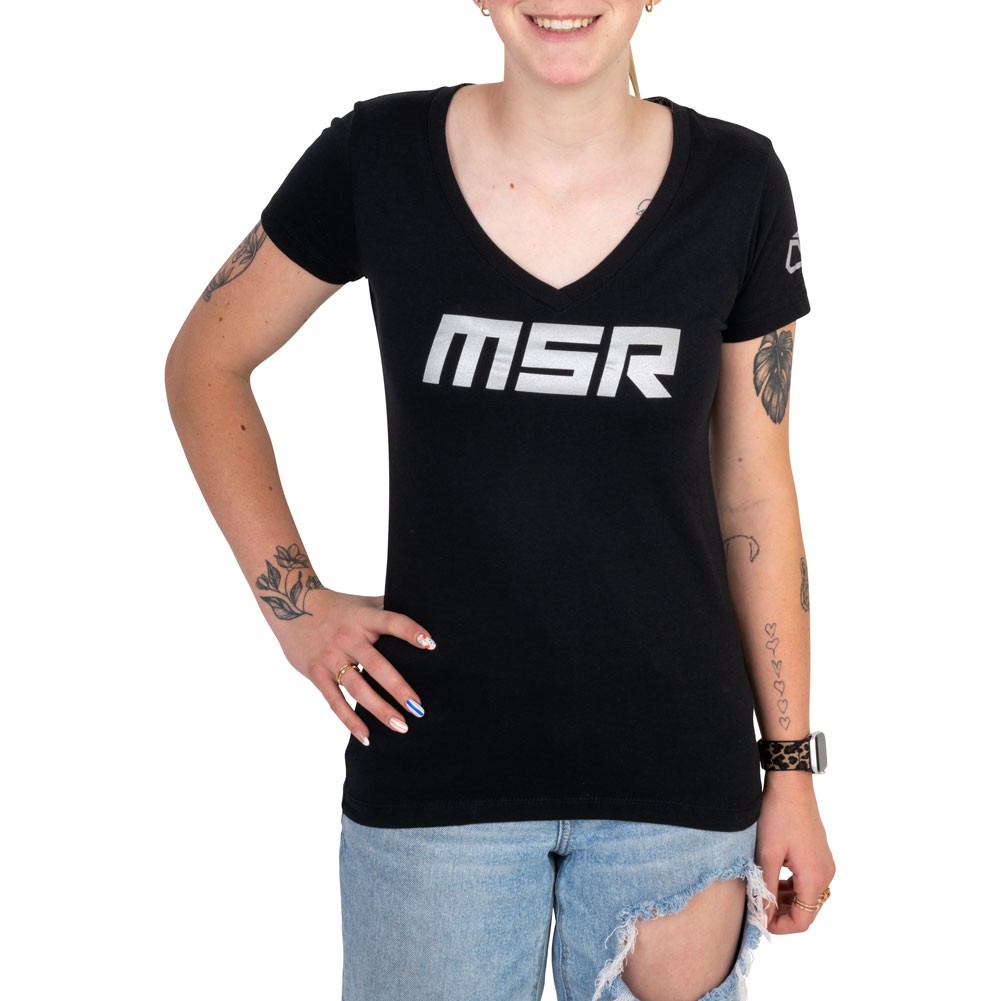 MSR™ 217-821-0003 Women’s Sparkle T-Shirt Medium Black