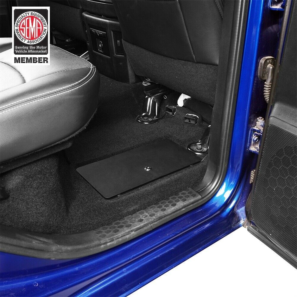 2PCS Second Row Side Steel Storage Bin Lockable for 2009-2018 Ram 1500 2500 3500
