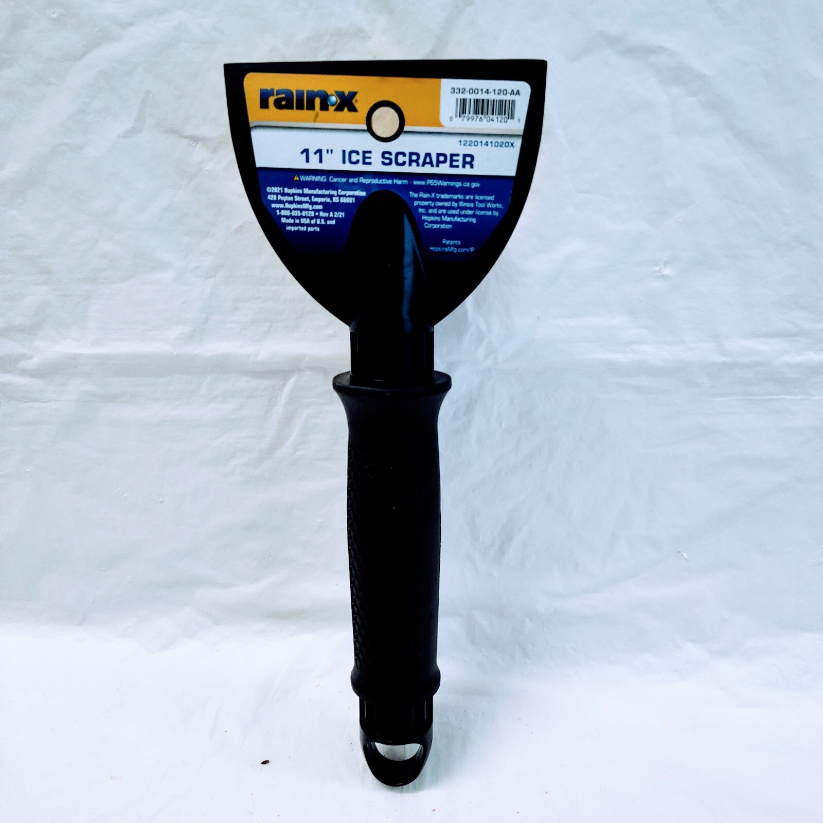 Rain-X 11" Ice Scraper Window Snow Remover Rubber Grip Handle Made in USA