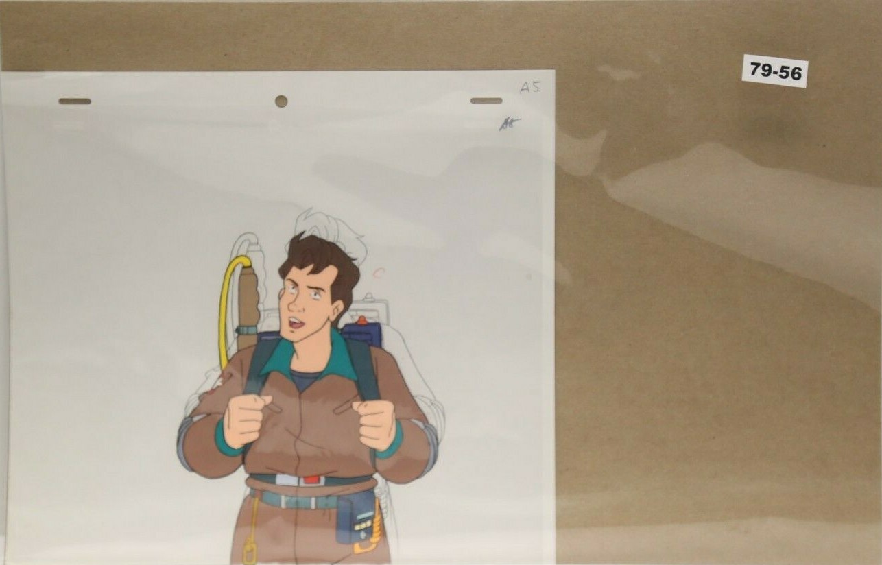 GhostBusters Original Production Drawing And Cel 79-56 Used Cond.