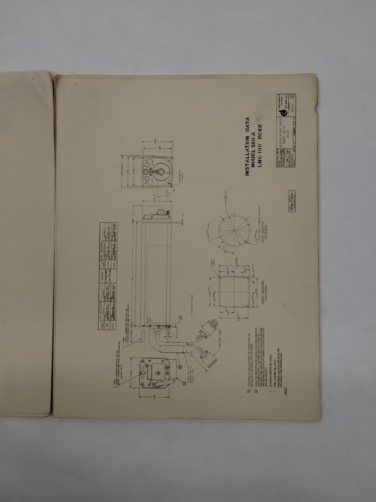 Lear Navigation-Communication System LNC-100 Installation Instructions-Original