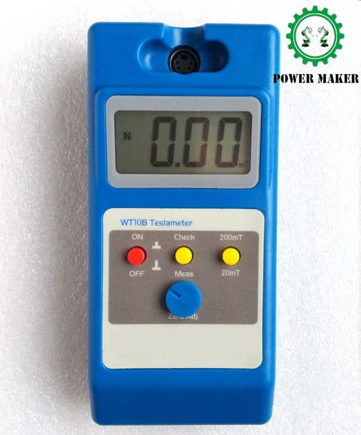 WT10B Digital Gauss Meter，Surface Magnetic Field Tester