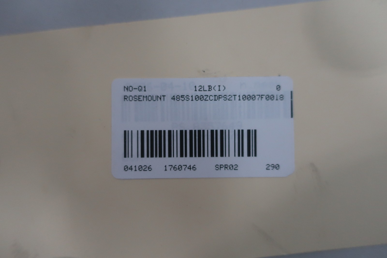 Rosemount 485S100ZCDPS2T10007F0018 Annubar