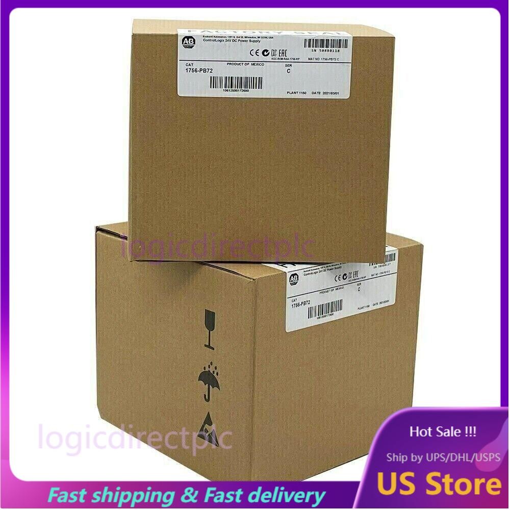 New Factory Sealed Allen-Bradley 1756-PB72 ControlLogix 24V DC Power 1756PB72