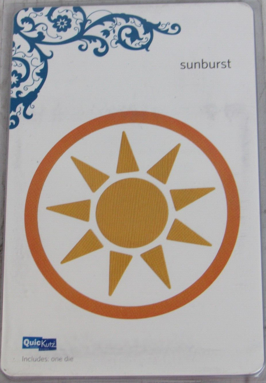 QuicKutz Sunburst 4x4, 1 Cutting Die Set REV-0049