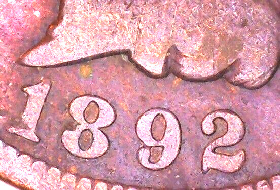 1892 Indian Head Penny Doubling DDR Error; Vintage Old Coin for Collection