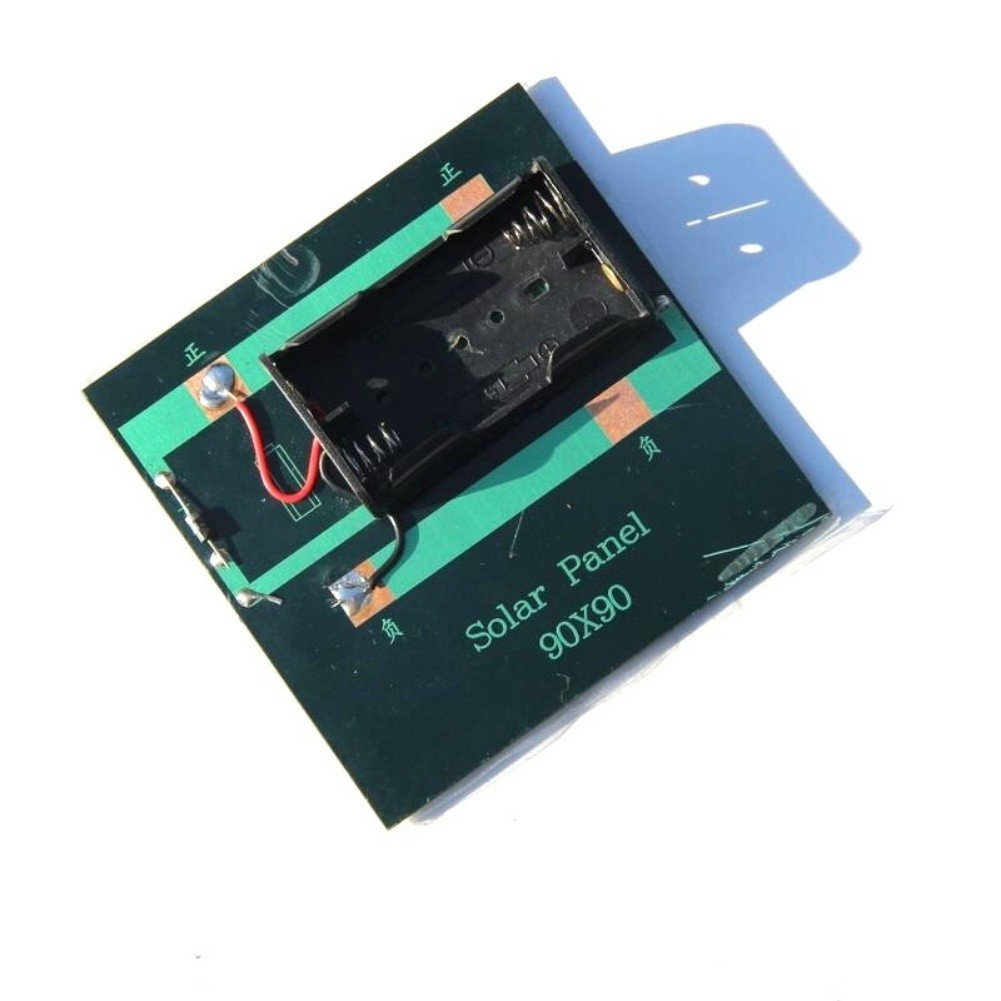 4V 1W Solar Panel Charger Compatible with Two AA Rechargeable Batteries