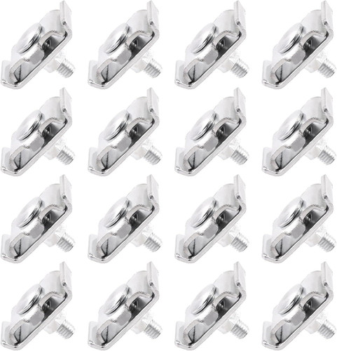 Tanstic 30Pcs Grid Wall Joining Clips Connectors Stainless Steel Gridwall...